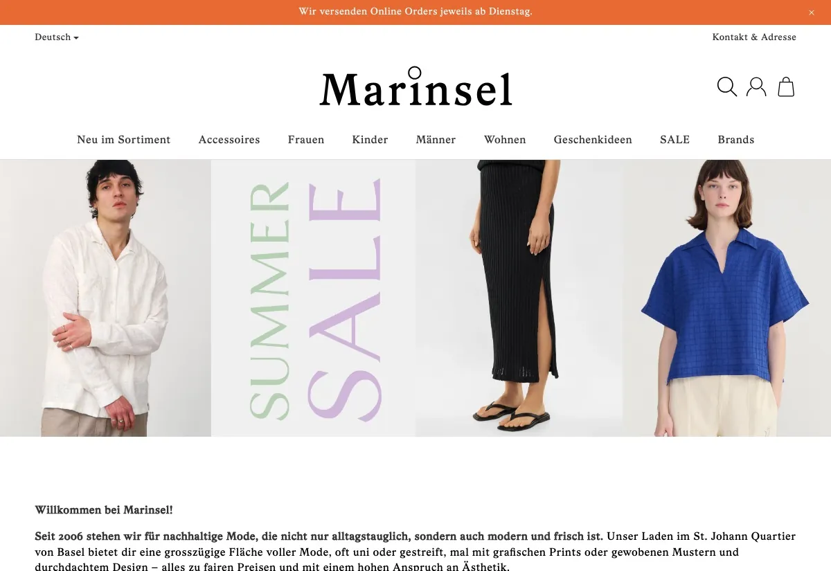 Website von Marinsel