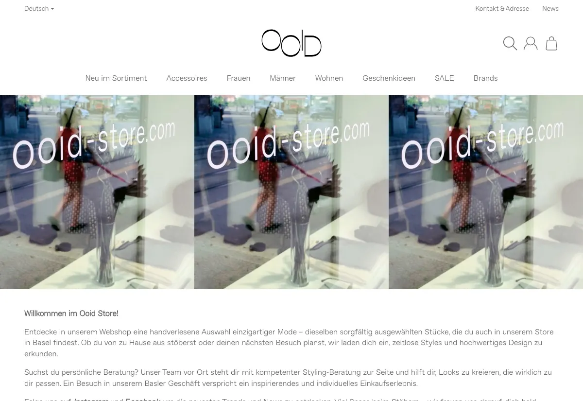 Website von OOID