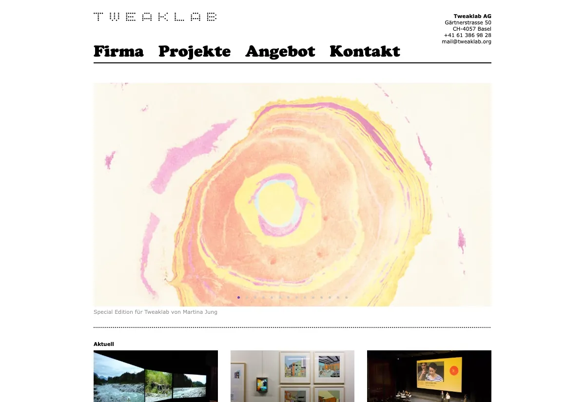 Website von Tweaklab AG